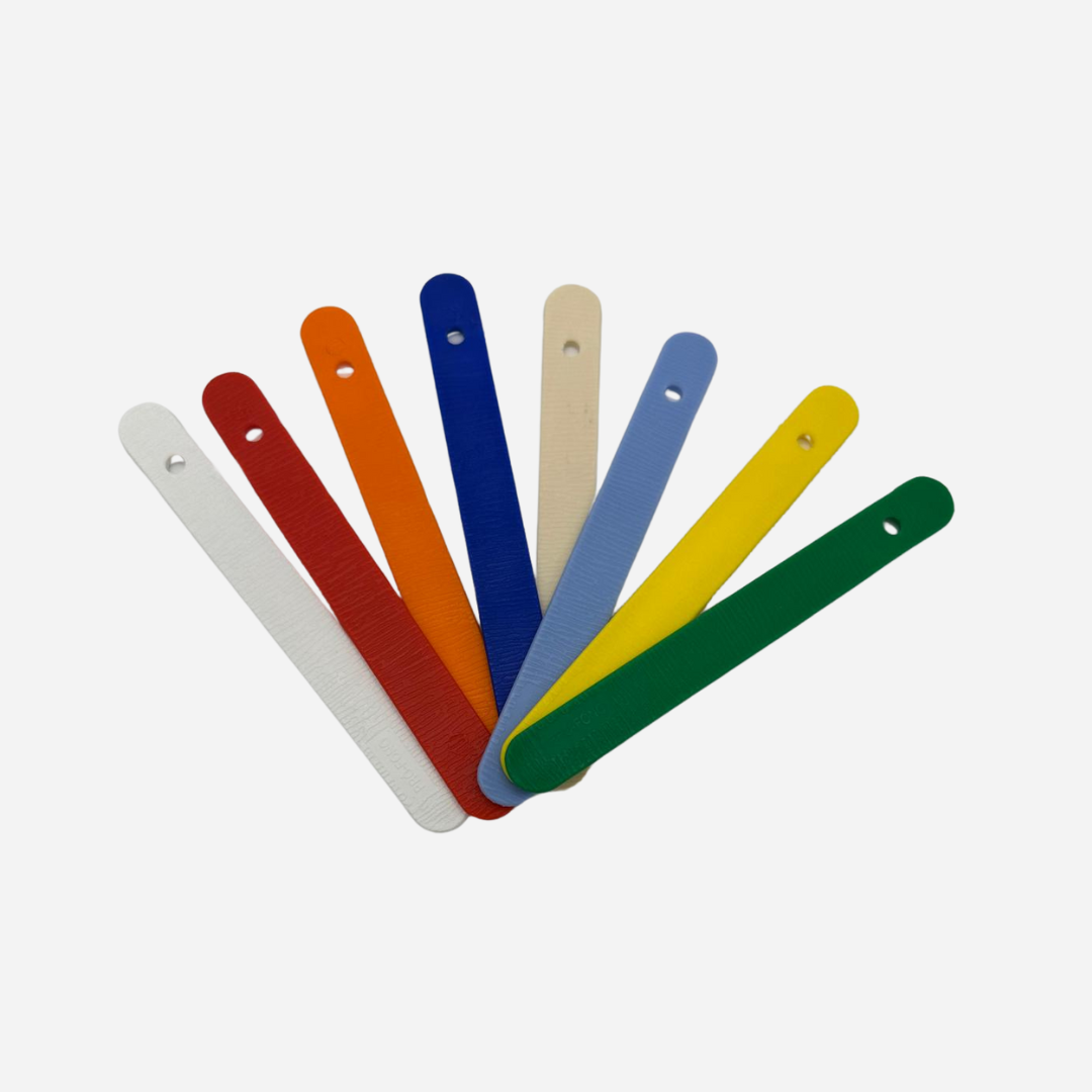 Espátulas plásticas coloridas