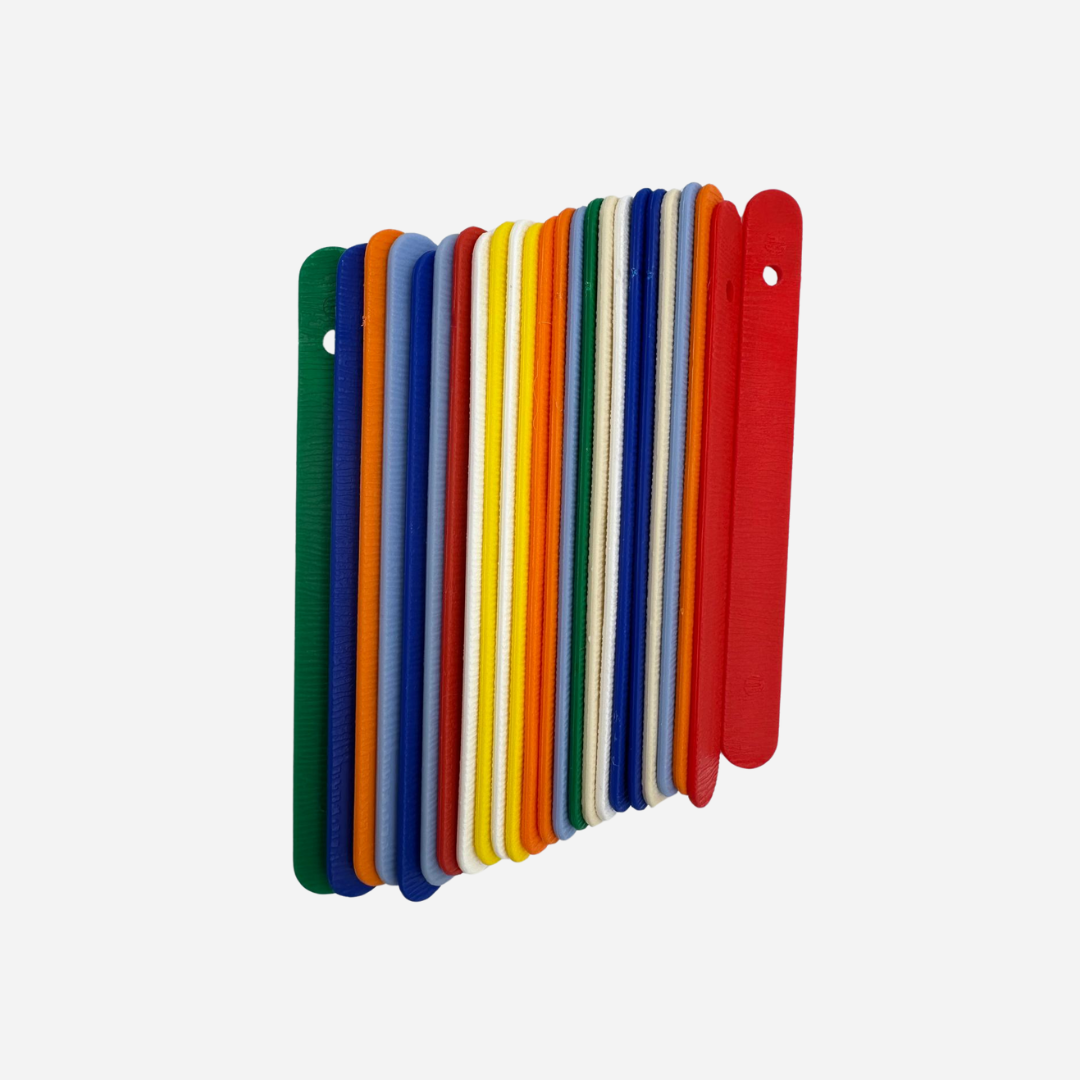 Espátulas plásticas coloridas