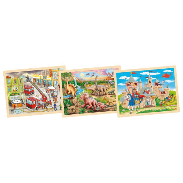 Goki Einlegepuzzle Powerdisplay, 96-teilig