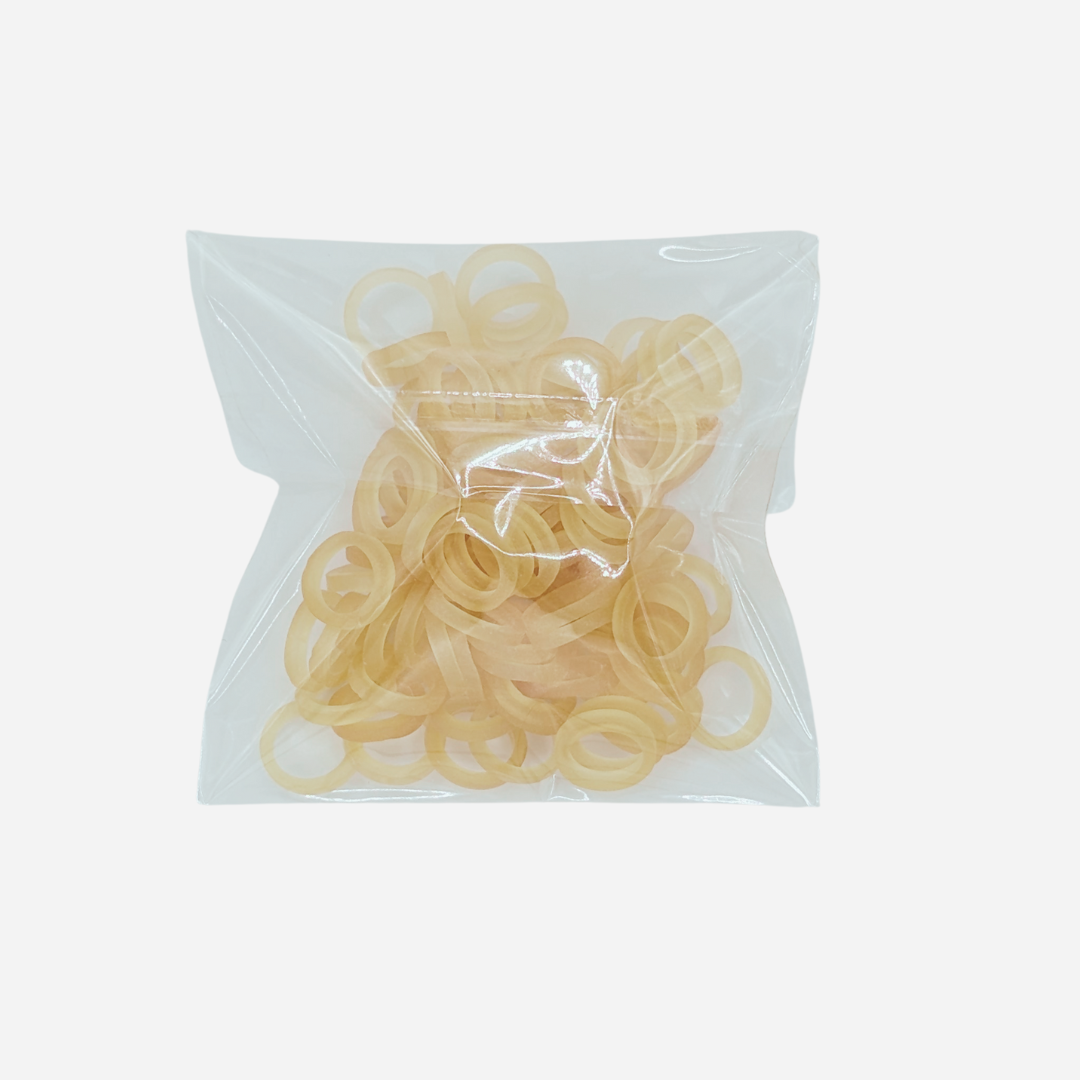 Myo rubber rings 5/16", pack of 100 in various thicknesses