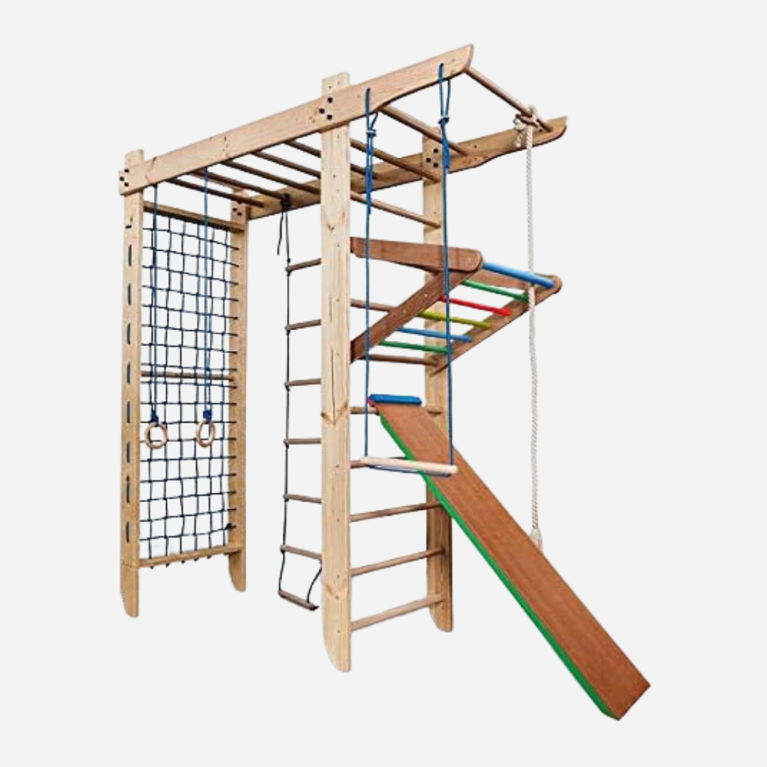 Gymnastic Wall Gym Climbing Frame - High-quality wood, wall bars and accessories, EU warehouse, certified