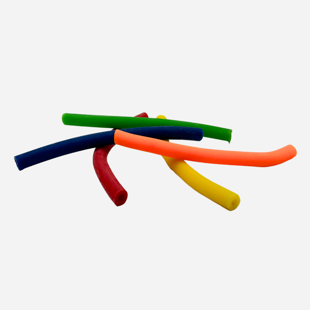 Tubos Coloridos de Mastigação para a Exercitação da Musculatura Orofacial - 11 mm