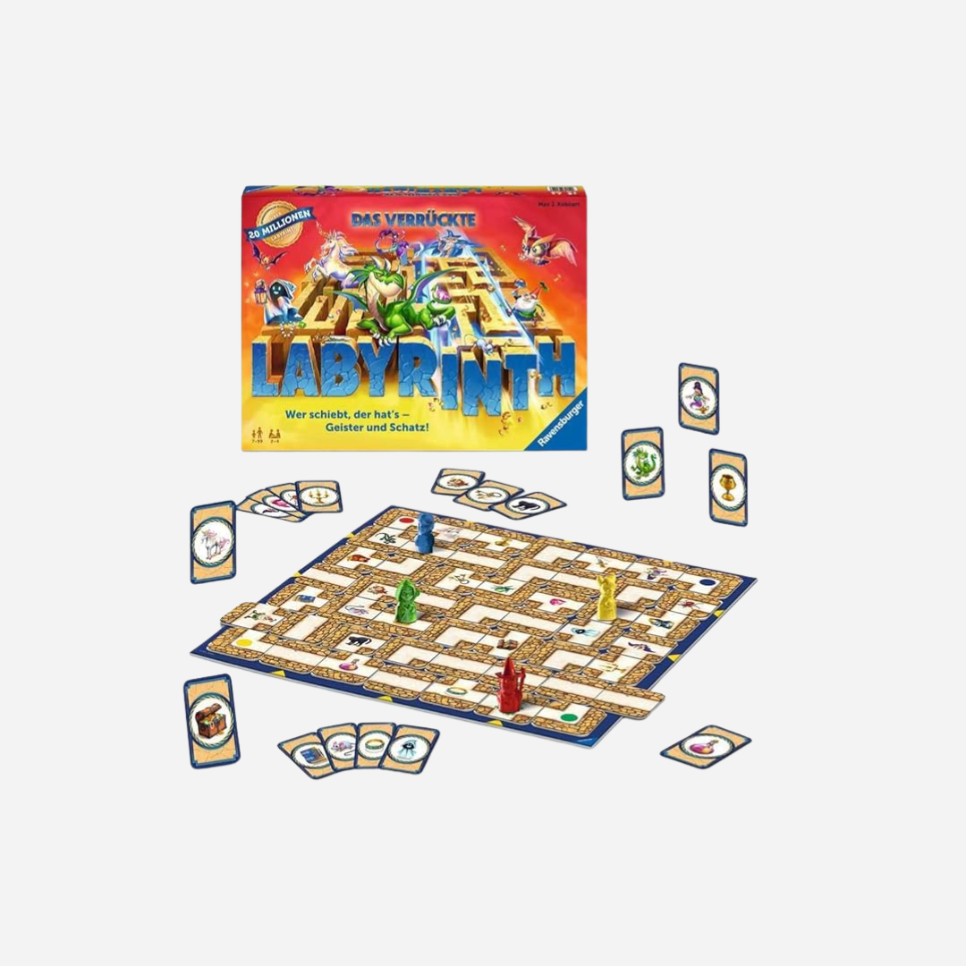 Ravensburger Family Game 26955 - The Crazy Labyrinth - Classic for 2-4 people