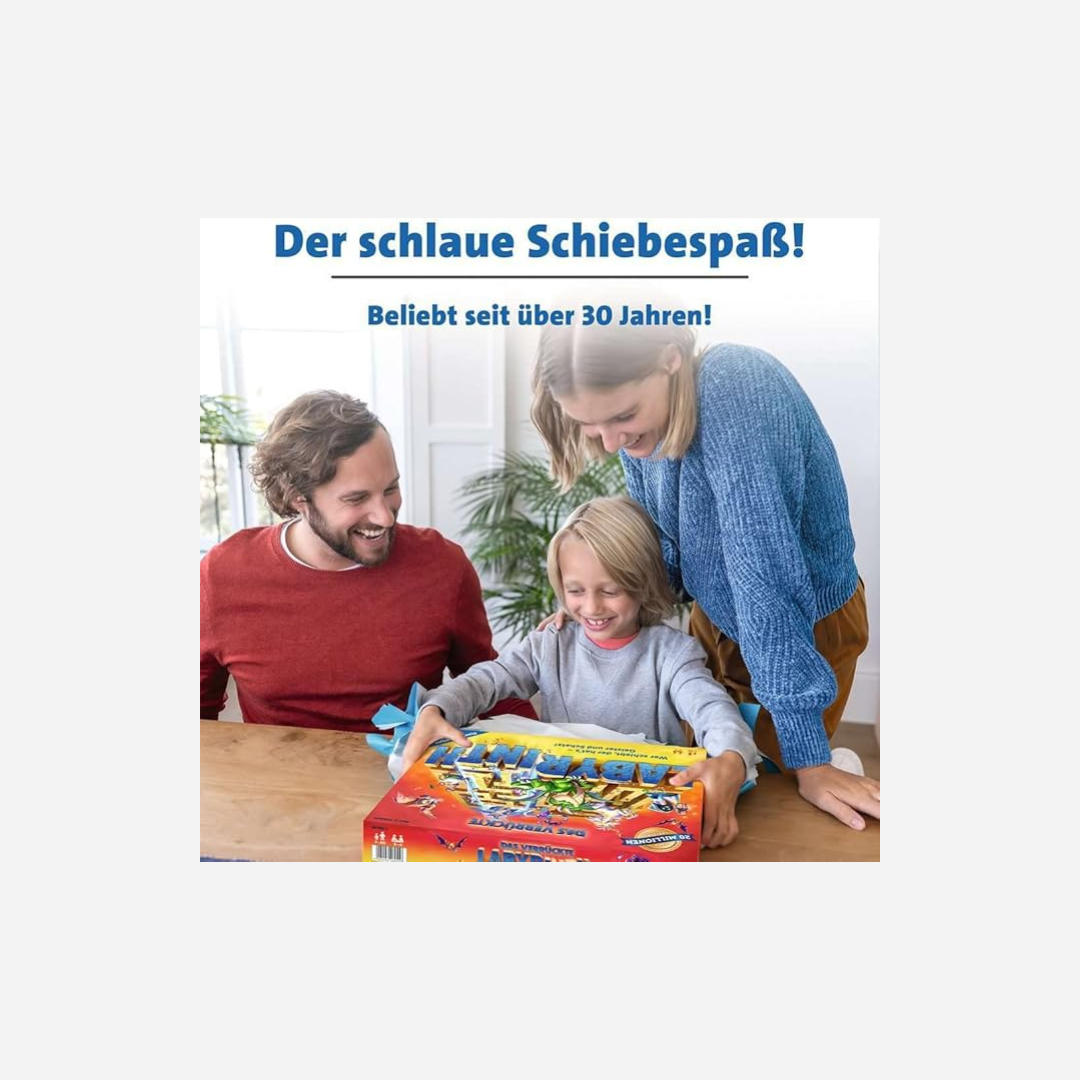 Ravensburger Family Game 26955 - The Crazy Labyrinth - Classic for 2-4 people