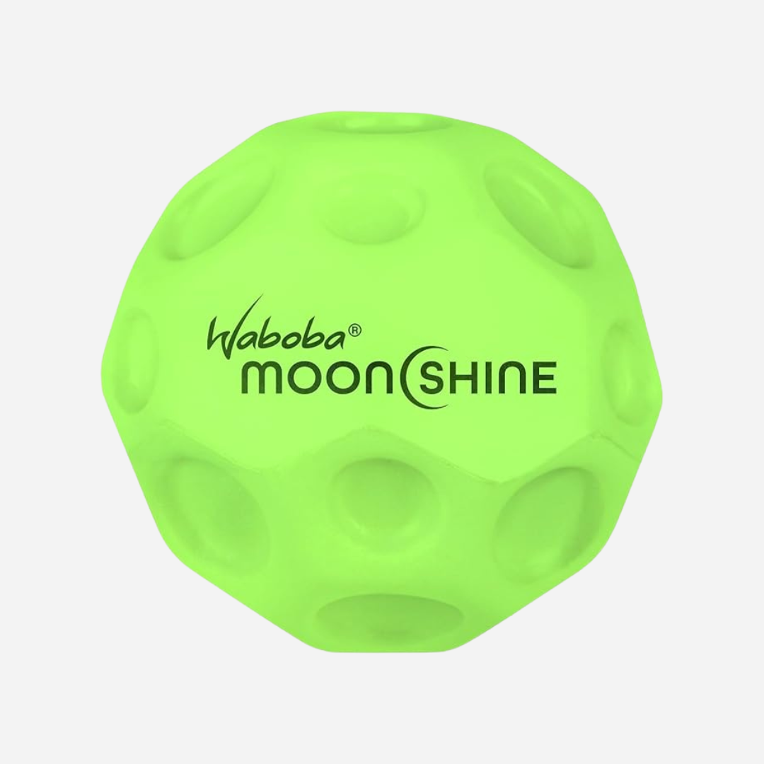 Sunflex® x Waboba Moonshine Green | Glowing bounce ball with enormous bounce | For all ages