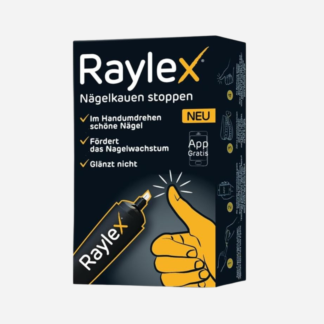 Raylex Anti-Nail Biting Pen – Stops nail biting with bitter citrus flavor for children from 3 and adults