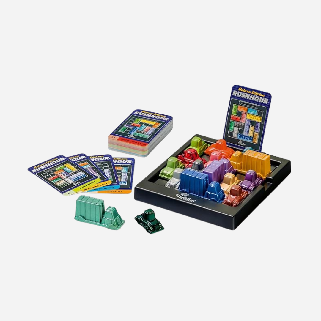 ThinkFun 76440 - Rush Hour - The well-known traffic jam game in the Deluxe Edition