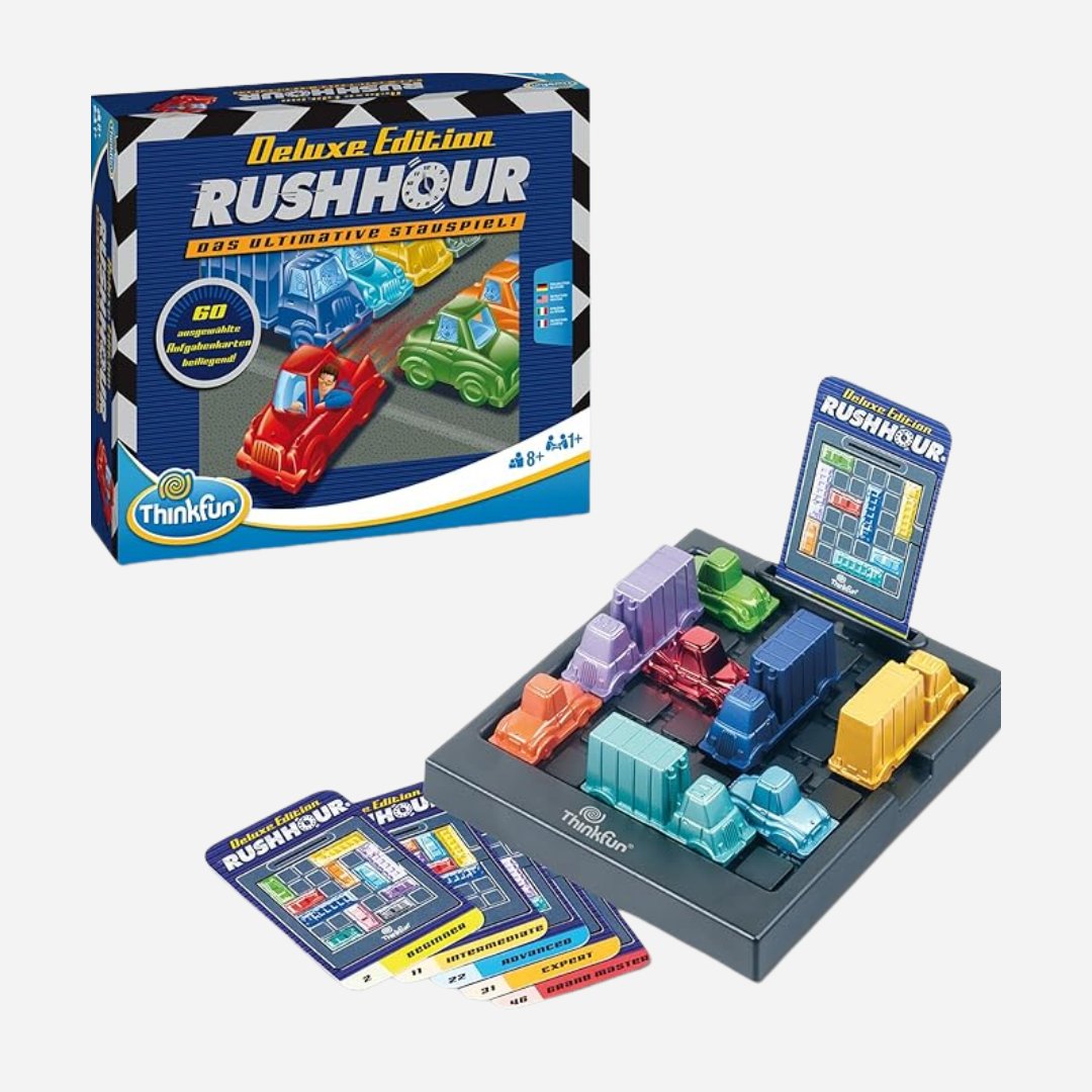 ThinkFun 76440 - Rush Hour - The well-known traffic jam game in the Deluxe Edition