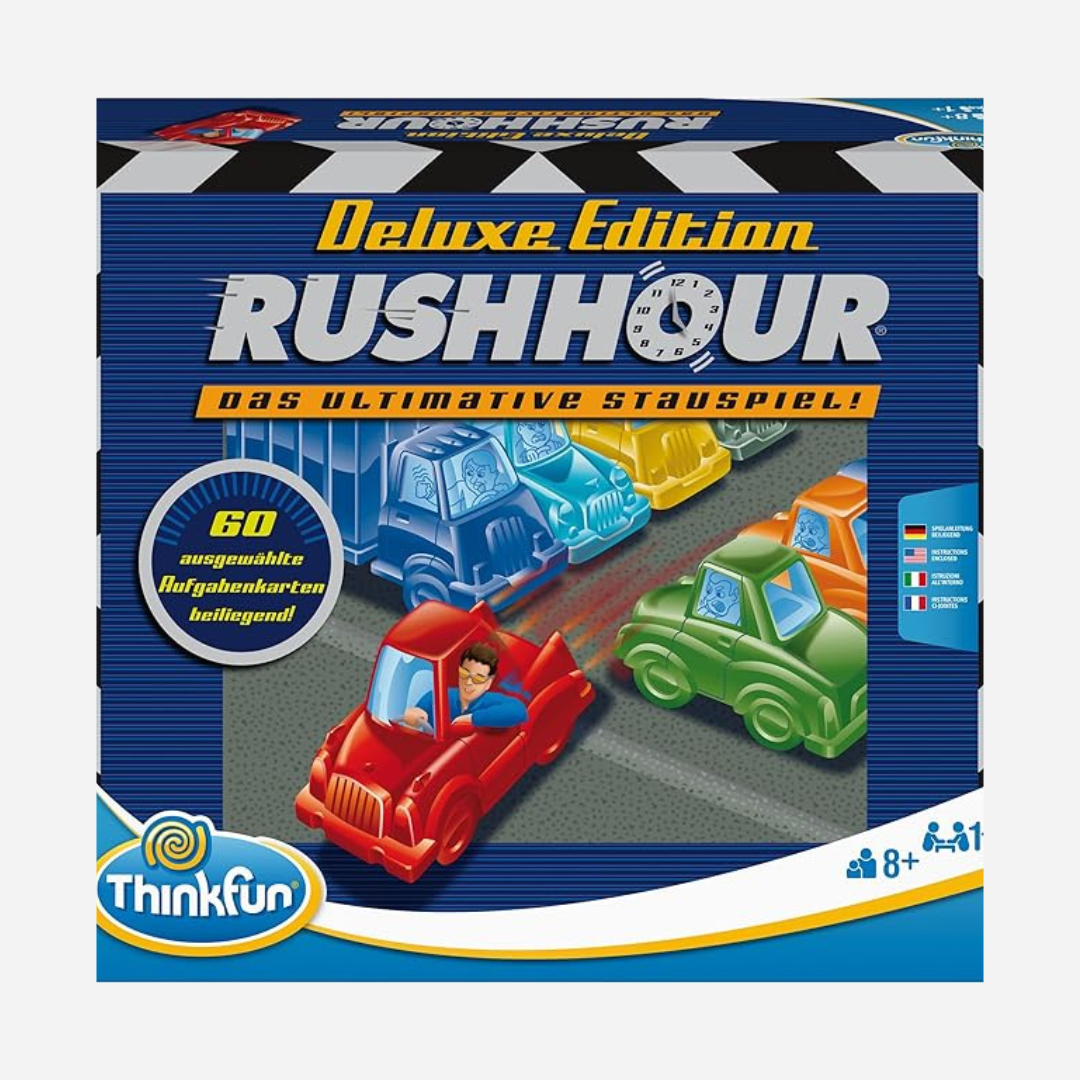 ThinkFun 76440 - Rush Hour - The well-known traffic jam game in the Deluxe Edition