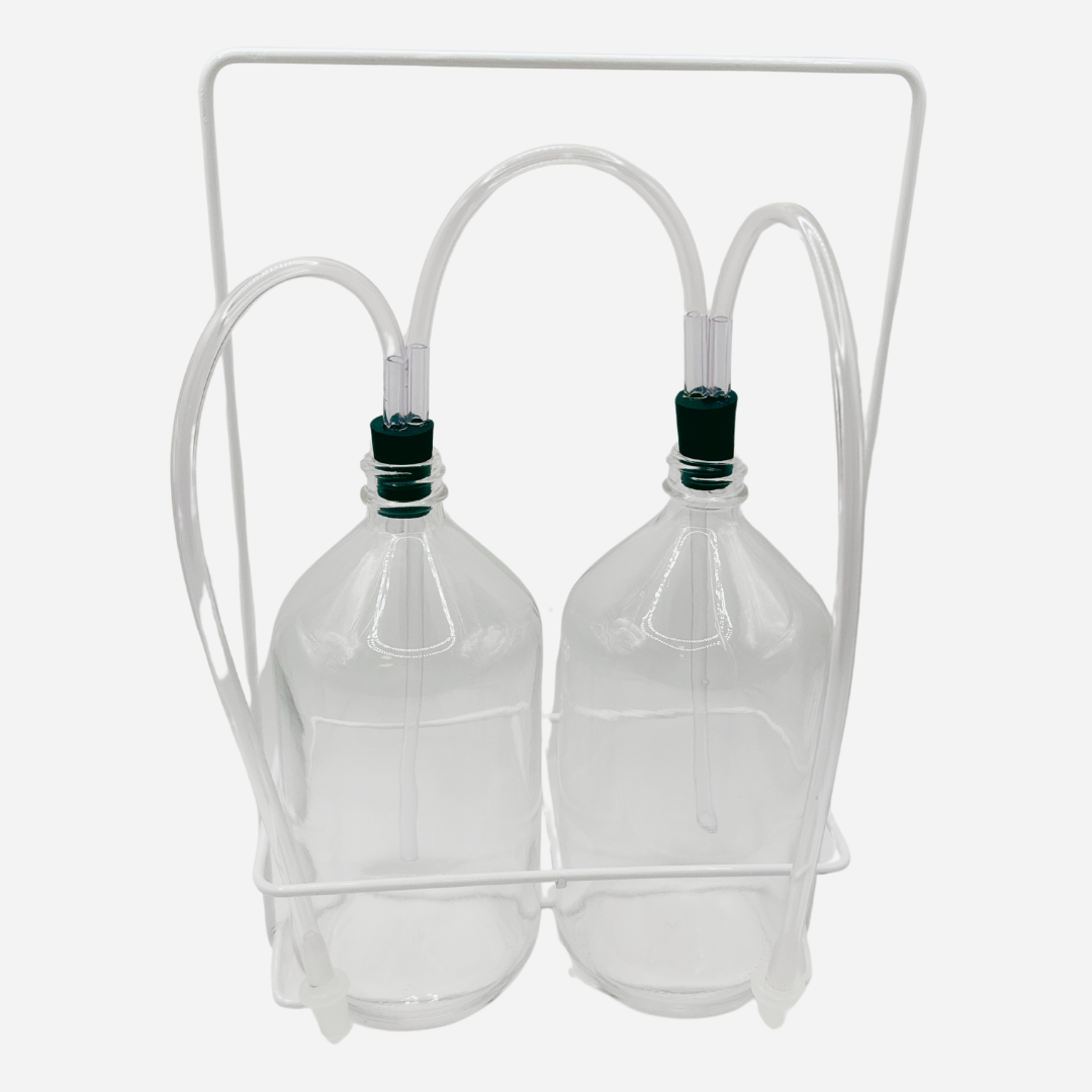 Saug- und Blasflasche
