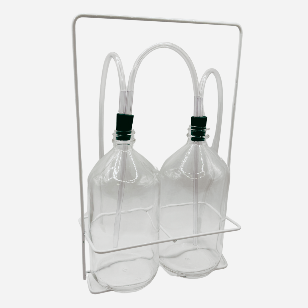 Saug- und Blasflasche