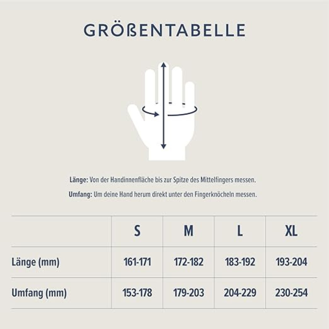 Einweg-Vinylhandschuhe, Größe S, M, L, XL - 100er-Pack (Früher Marke Hevea)