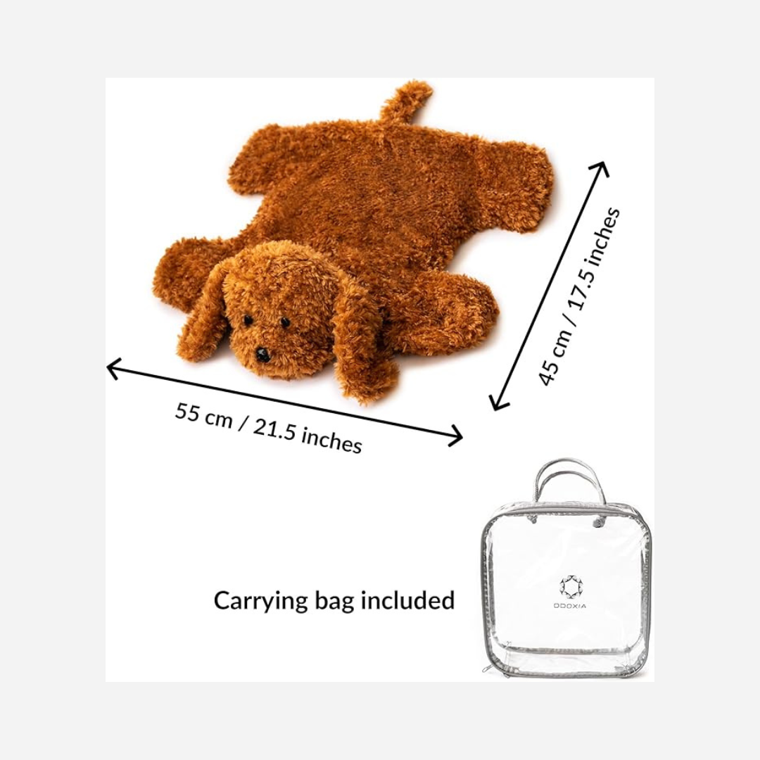 ODOXIA Weighted Lap Pillow for Children | 2 Kg Stuffed Animal Dog for Sensory Disorders, ADHD, Autism & Anxiety