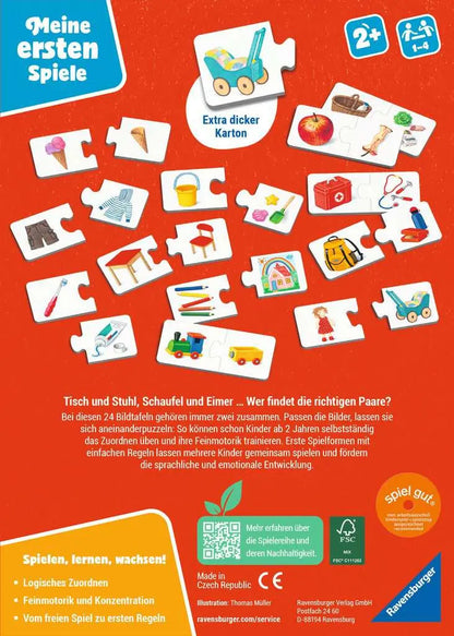 Ravensburger - Was passt zusammen? - Kinderspiel ab 2 Jahre