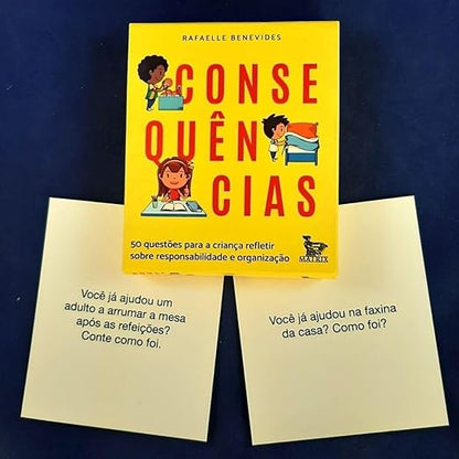 Consequências: 50 questões para a criança refletir sobre responsabilidade e organização