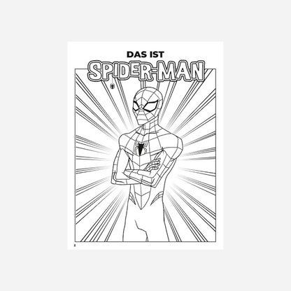 Páginas para colorir do Homem-Aranha da Marvel para crianças a partir de 3 anos – Capa comum (27 de janeiro de 2023)