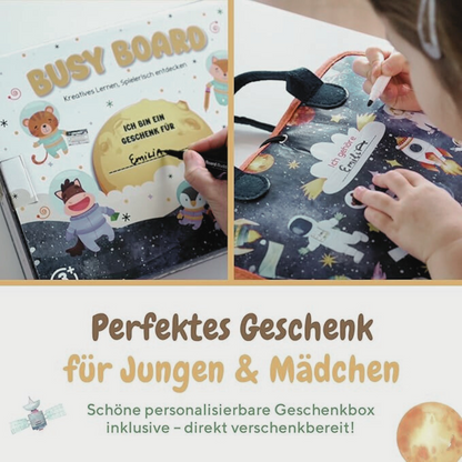 Beschäftigungsbuch Deutsch – Montessori Motorikmappe & Lernbuch für Kinder ab 3 Jahren