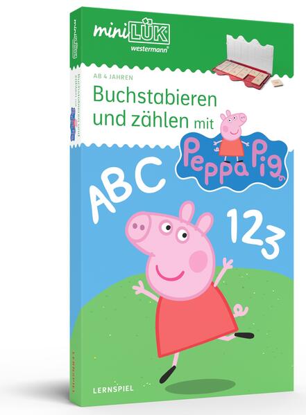 MiniLÜK. Kindergarten/Vorschule Set Buchstabieren und zählen mit Peppa Pig