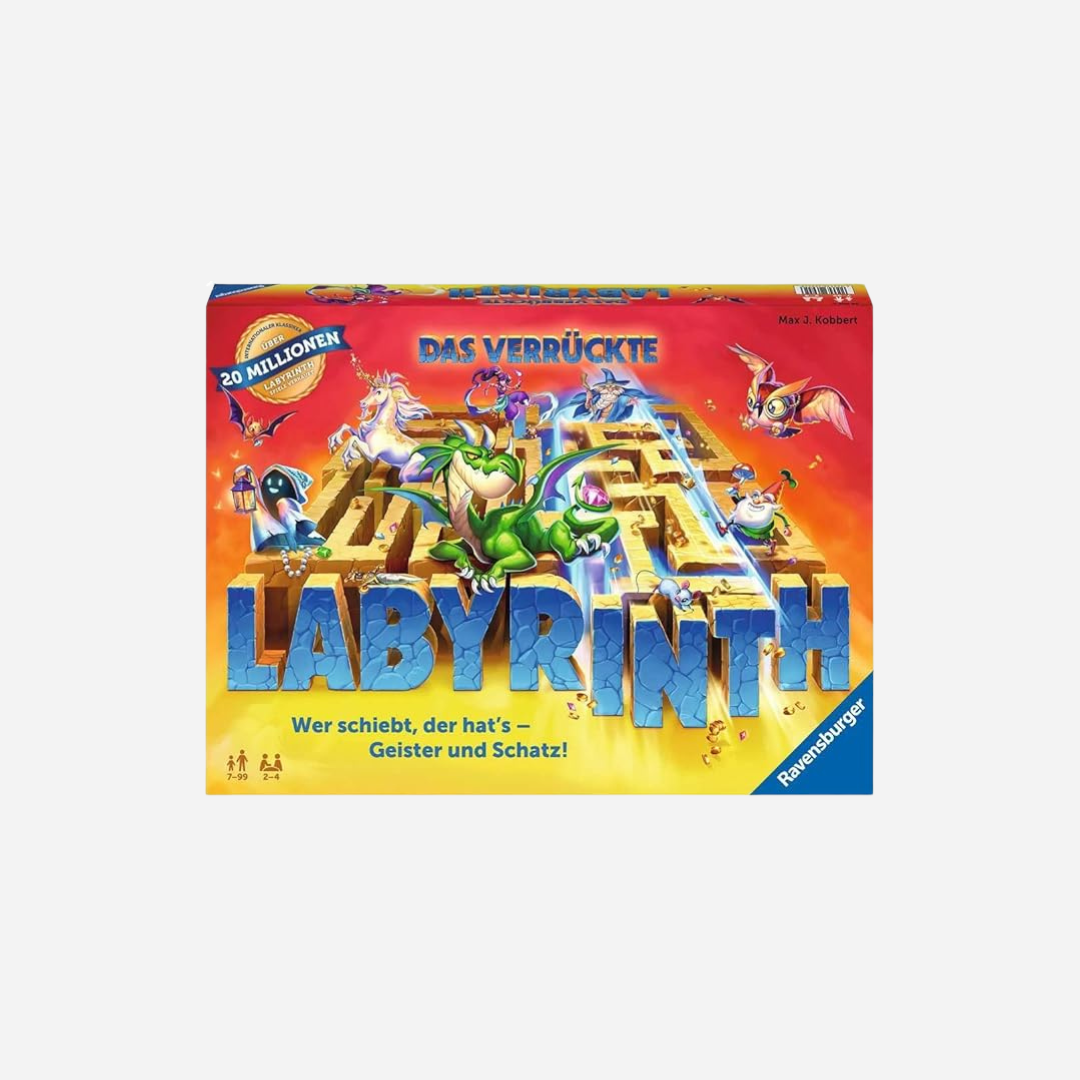 Ravensburger Familienspiel 26955 - Das verrückte Labyrinth – Klassiker für 2-4 Personen