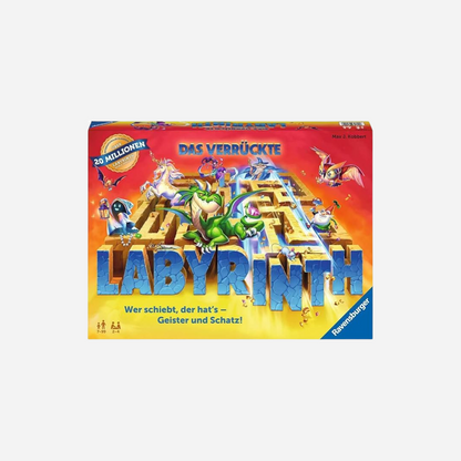 Jogo para a família da  Ravensburger 26955 - O labirinto maluco - clássico para 2 a 4 pessoas