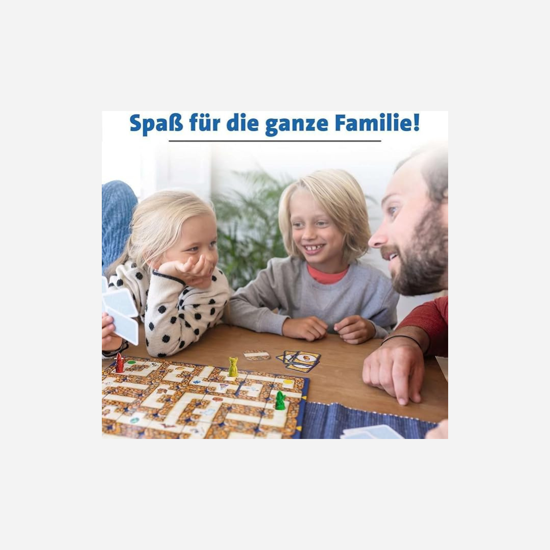 Ravensburger Familienspiel 26955 - Das verrückte Labyrinth – Klassiker für 2-4 Personen