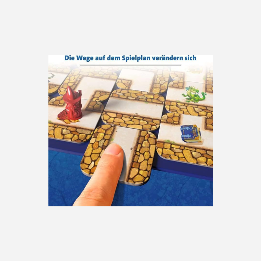 Ravensburger Familienspiel 26955 - Das verrückte Labyrinth – Klassiker für 2-4 Personen