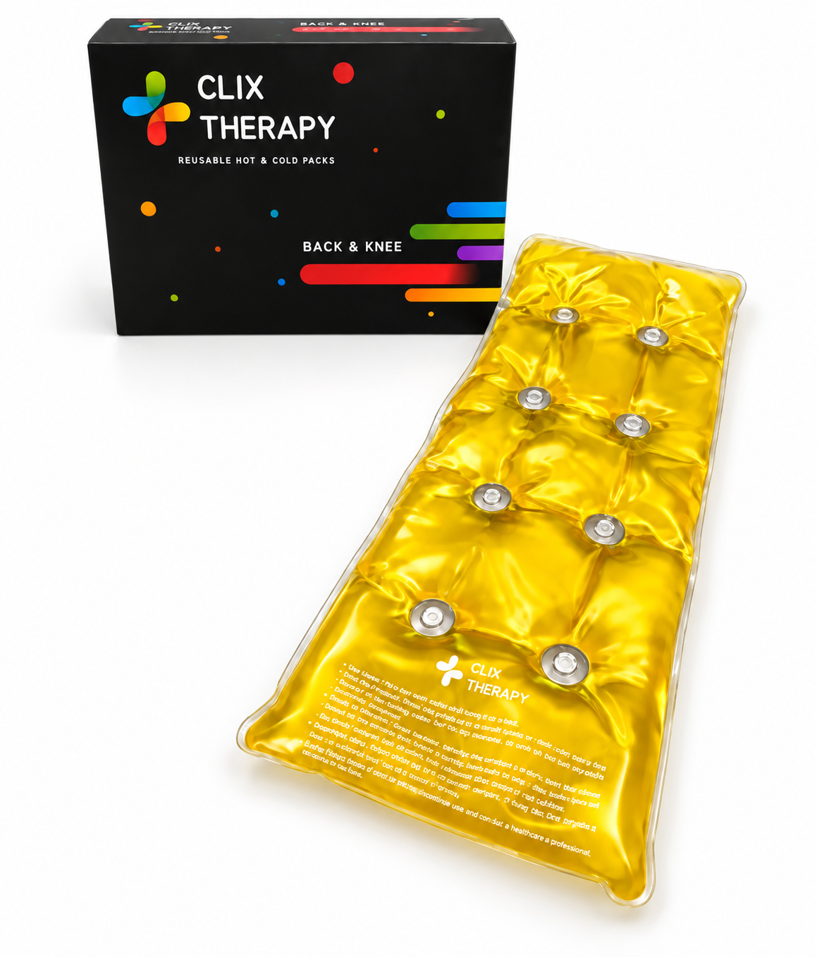 Clix Therapy Rücken- und Kniewärmer