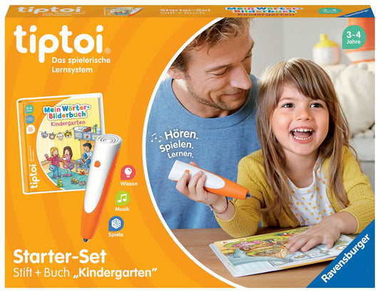 tiptoi® Starter-Set: Stift und Wörter-Bilderbuch Kindergarten - ab 3 Jahre